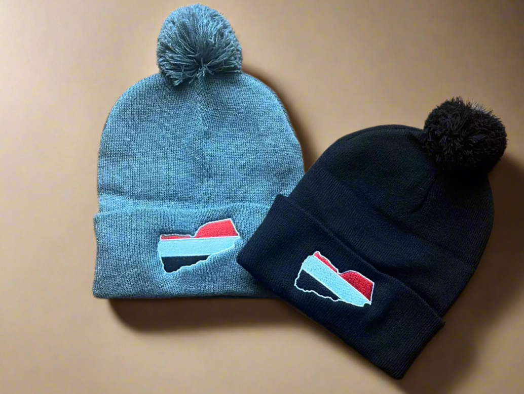 Yemen Map Flag Beanies